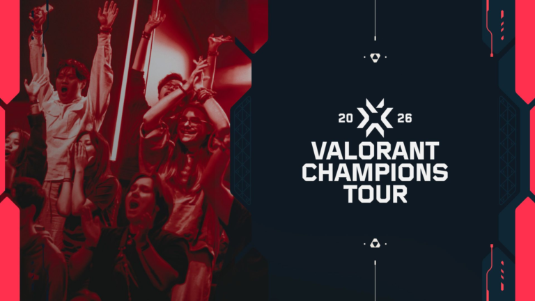 Logomarca oficial dos torneios VALORANT Masters e Champions.